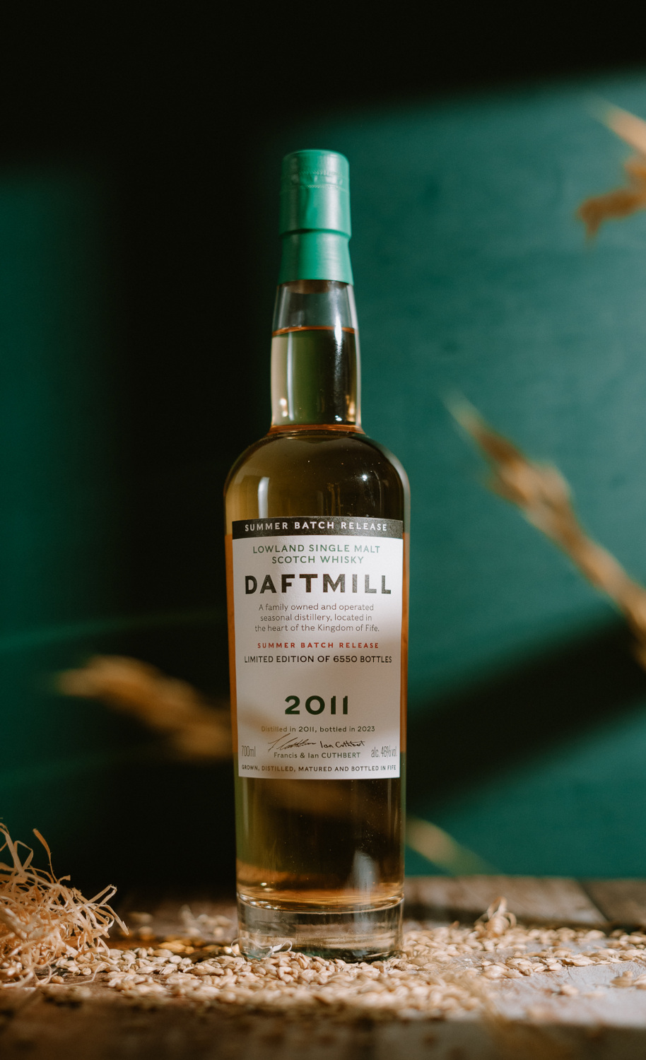 Flasche Daftmill 2011/2023 Summer Release Whisky, Alkohol, Getränk, Schnaps, Alkohol, Getränk, Schnaps